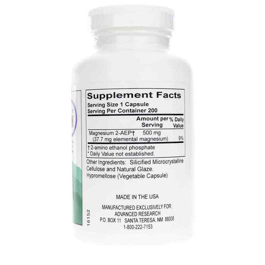 2-AEP Magnesium 500 Mg, ADR
